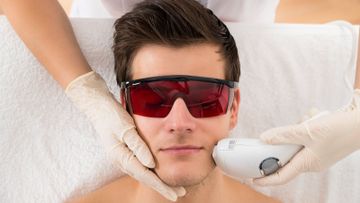 A man at our laser clinic